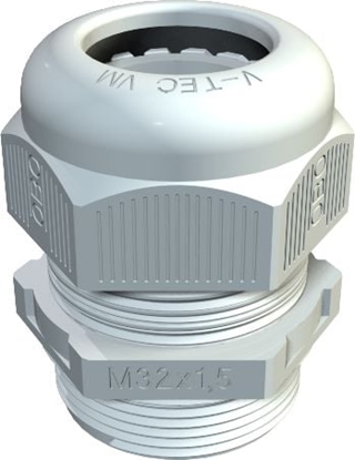 Attēls no Bettermann Dawnica kablowa poliamidowa M16 IP68 V-TEC VM16 jasnoszara (2022864)