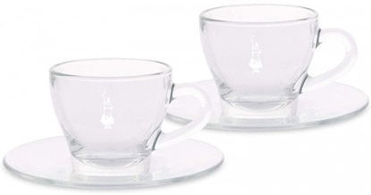 Attēls no Bialetti Moka-Cup Set Glass ISTITUZIONALE 2 Cups