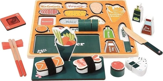 Picture of Bino Drewniane Sushi - puzzle 3D