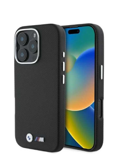 Picture of BMW M Edition Kevlar wrapped metal Case for Apple iPhone 16 Pro Max
