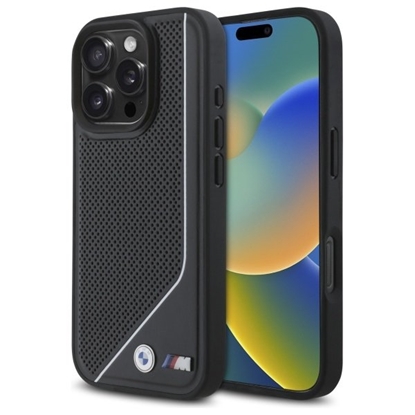 Picture of BMW M Perforated Twisted Line MagSafe Hardcase for Apple iPhone 16 Pro