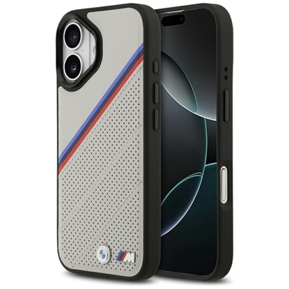 Picture of BMW M Tricolor Metal Logo MagSafe Case for Apple iPhone 17