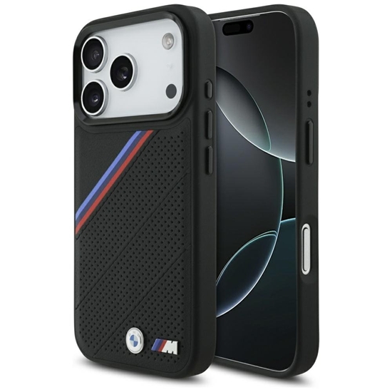 Picture of BMW M Tricolor Metal Logo MagSafe Case for Apple iPhone 17 Pro