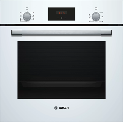 Изображение Bosch | Oven | HBF113BV1S | 66 L | Multifunctional | Manual | Mechanical control | Convection | Height 60 cm | Width 60 cm | White