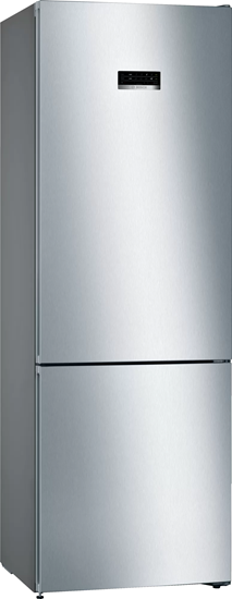 Picture of Bosch | Refrigerator | KGN49XLEA | Energy efficiency class E | Free standing | Combi | Height 203 cm | No Frost system | Fridge net capacity 330 L | Freezer net capacity 108 L | Display | 40 dB | Stainless steel