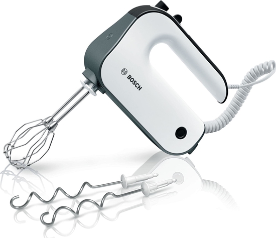 Picture of Bosch MFQ4 Hand mixer 850 W Black, Stainless steel, White