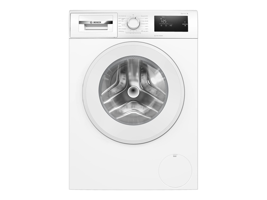 Picture of Bosch Washing machine | WAN2808LSN | Energy efficiency class A | Front loading | Washing capacity 8 kg | 1400 RPM | Depth 63 cm | Width 60 cm | Display | LED | Steam function | White
