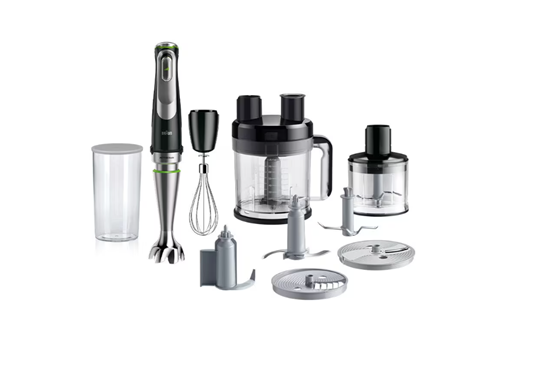 Picture of Braun MultiQuick 9 MQ9195XLI | Hand Blender | 1200 W | Number of speeds 3 | Black/Stainless Steel