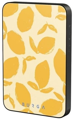 Picture of BURGA Magnetic Power Bank 5,000mAh Lemon Tart gunmetal