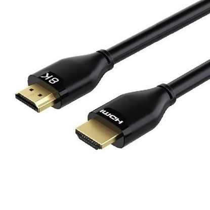 Attēls no Cable HDMI - HDMI, 8K, Ultra HD, 1m, 2.1ver
