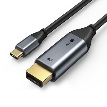 Attēls no Cable USB-C - DisPlay Port, 4K, Ultra HD, 1.8 m, 1.2 ver.