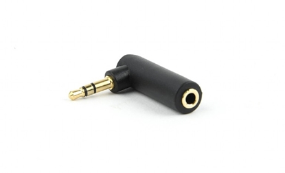 Attēls no Cablexpert | 3.5 mm Stereo Audio Right Angle Adapter | A-3.5M-3.5FL