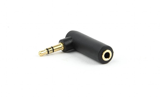 Picture of Cablexpert | 3.5 mm Stereo Audio Right Angle Adapter | A-3.5M-3.5FL