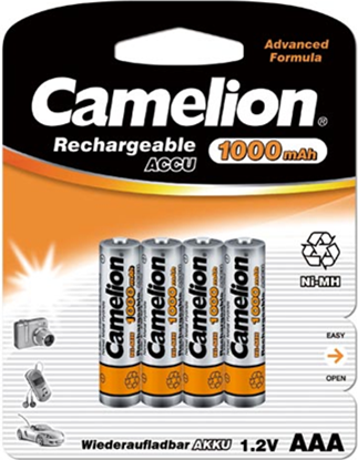 Picture of Camelion | AAA/HR03 | 1000 mAh | Rechargeable Batteries Ni-MH | 4 pc(s)