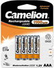 Picture of Camelion | AAA/HR03 | 1100 mAh | Rechargeable Batteries Ni-MH | 4 pc(s)