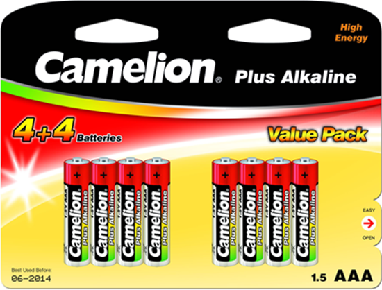 Изображение Camelion | AAA/LR03 | Plus Alkaline | 8 pc(s)