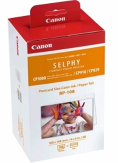 Picture of Canon RP-108 10x15 cm Color Ink/Paper Set (108 sheets)