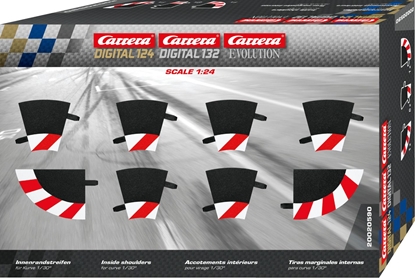Изображение Carrera Listwy krawdziowe wewntrzne do uku 1/30  (GCX3420)