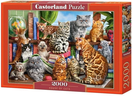 Изображение Castorland Puzzle 2000 House of Cats