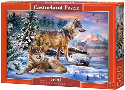 Picture of Castorland Puzzle 500 Wolfish Wonderland