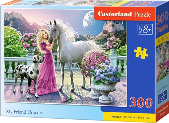 Picture of Castorland Puzzle Mój Przyjaciel Jednoroec 300 elementów (030088)