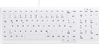 Изображение Cherry AK-C7000 tastatūra Medicīnisks USB QWERTZ Vācu Balts