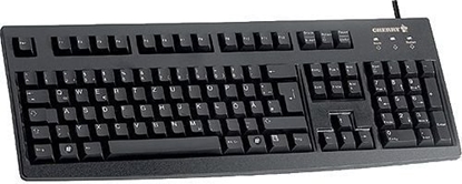 Изображение Cherry Comfort keyboard USB, black, FR tastatūra Melns