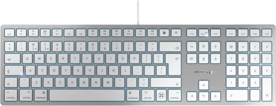 Picture of Cherry KC 6000C FOR MAC tastatūra Universāls USB QWERTY Angļu Sudrabs