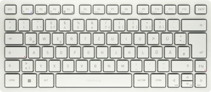 Picture of Klawiatura Cherry CHERRY Keyboard KW 7100 MINI [DE] white/milk BT