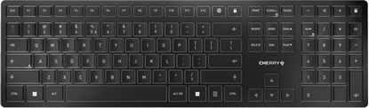 Picture of Klawiatura Cherry KW 9100 SLIM klawiatura RF Wireless + Bluetooth QWERTY Angielski Czarny