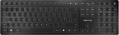 Picture of Klawiatura Cherry KW 9100 SLIM klawiatura RF Wireless + Bluetooth QWERTY angielski Czarny
