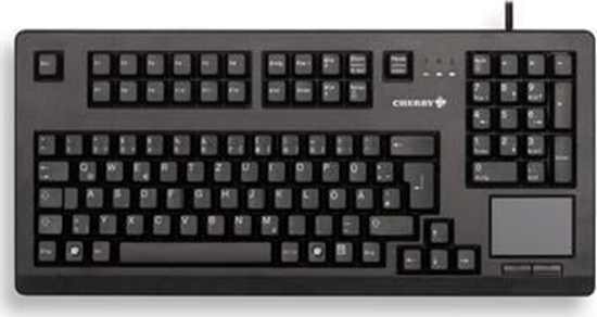 Изображение Cherry TouchBoard G80-11900 tastatūra Universāls USB AZERTY Franču Melns