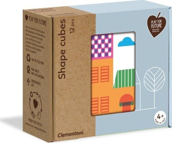 Изображение Clementoni -KLOCKI OBROTOWE 12EL MIASTO CLM WB