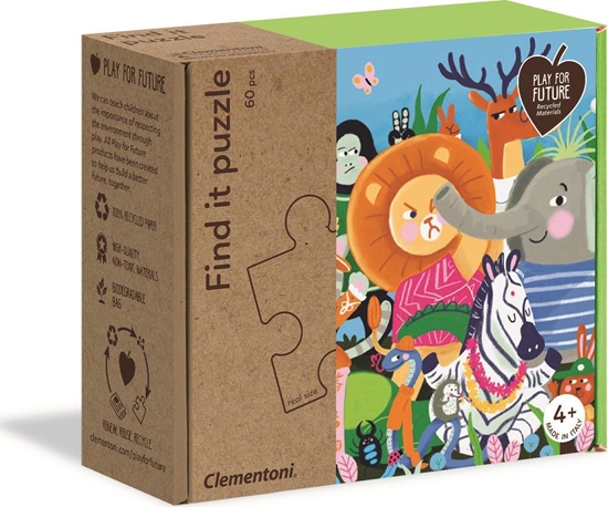 Изображение Clementoni Puzzle 60 Elementów Zwierzta