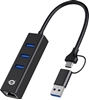 Picture of Conceptronic DONN07BA 3-Port USB Hub with Gigabit-Network