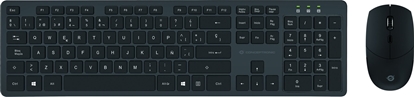 Attēls no Conceptronic ORAZIO01ES tastatūra Pele iekļauta Birojs RF Bezvadu QWERTY Spāņu Melns