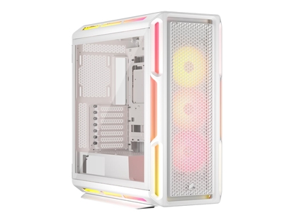 Attēls no CORSAIR 5000T LX RGB Temprd Glass MT Wh