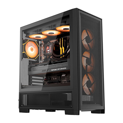 Picture of DarkFlash AIRNOVA computer case (black) + 3 fans