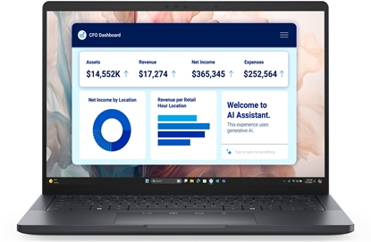 Изображение DELL Pro 13 Premium PA13250 Intel Core Ultra 7 266V 33,78cm 13,3Zoll FHD+ 16GB 512GB SSD IR Cam & Mic WLAN W11P 3Y ProSpt