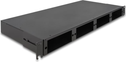 Attēls no Delock 19″ Fiber Optic HD (High Density) Patch Panel 1U black