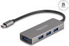 Picture of Delock 4 Port USB 5 Gbps Hub with USB Type-C™ connector – USB Type-A ports on the side
