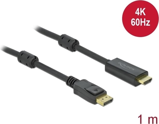 Изображение Delock Active DisplayPort 1.2 to HDMI Cable 4K 60 Hz 1 m