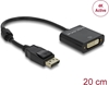 Picture of Delock Adapter DisplayPort 1.2 male > DVI female 4K Passive black