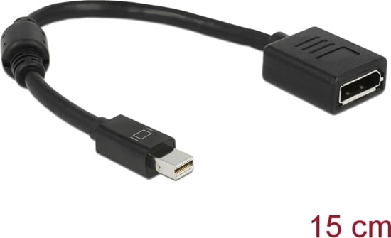Picture of Delock Adapter mini DisplayPort male to DisplayPort female 8K black