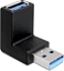 Изображение Delock Adapter USB 3.0 Type-A male > Type-A female angled 90° vertical