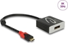 Изображение Delock Adapter USB Type-C™ male to DisplayPort female (DP Alt Mode) 8K 30 Hz