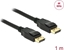 Изображение Kabelis DP 1.2 male > DP male 4K, 1m, Delock