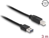 Picture of Delock Cable EASY-USB 2.0 Type-A male > USB 2.0 Type-B male 3 m black