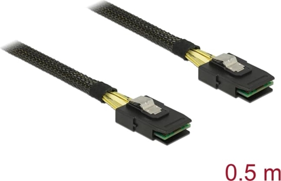 Изображение Delock Cable Mini SAS SFF-8087 > Mini SAS SFF-8087 0.5 m