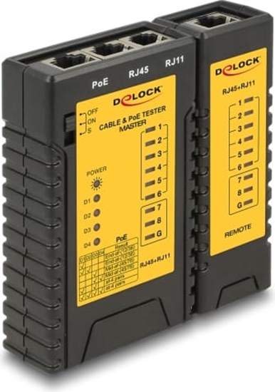 Picture of Delock Cable Tester RJ45 / RJ12 / PoE